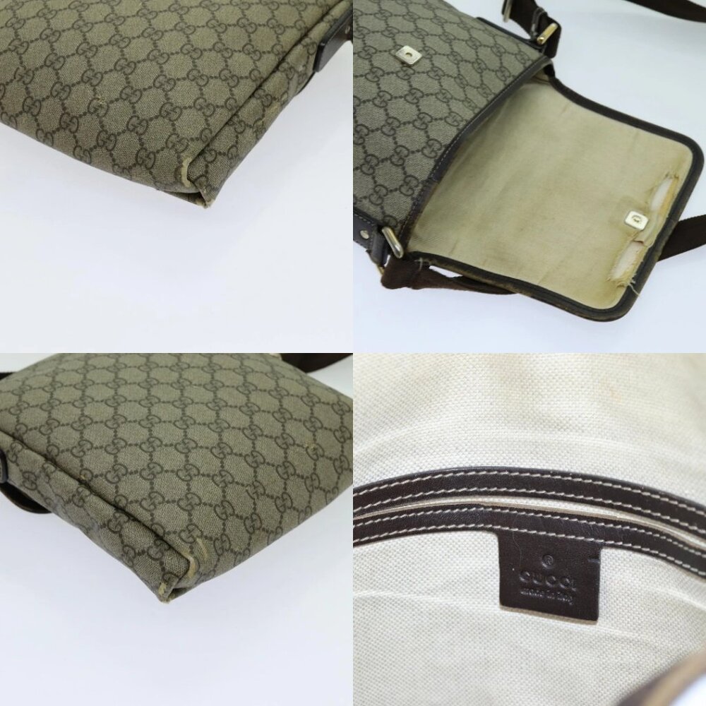 GUCCI GG Supreme Shoulder Bag PVC Beige 223666 Auth 70394 - Picture 15 of 15